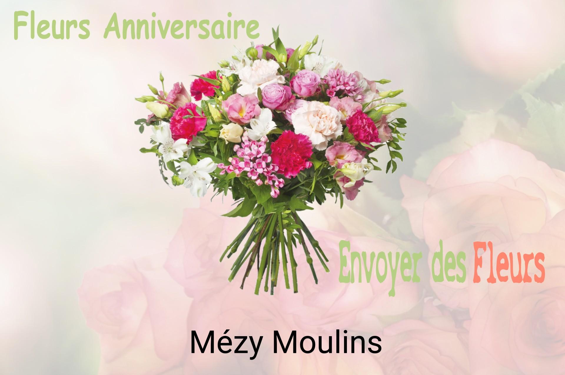 Bouquet de fleurs d’anniversaire livré à Mézy-Moulins